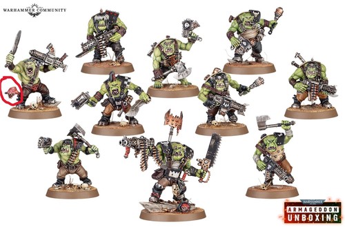 Armageddon ork boyz x10 - boyz,
