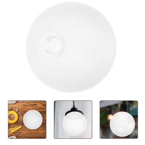 Frosted glass globe lamp - glass,