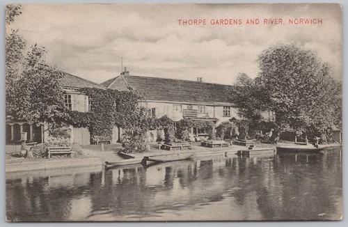 Thorpe gardens and river - gardens,