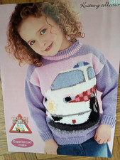 WW magazine knitting pattern for Daisy the police car (Dream Street) sweater