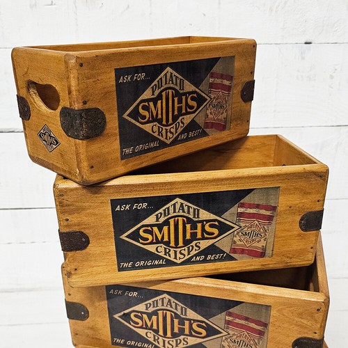 Smith crisps box wooden - crisps,