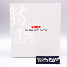 FEATHER Tokusen double-edged stainless steel Leather N Japan NEW