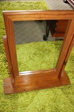 SOLID PINE VANITY/DRESSING TABLE SWING MIRROR