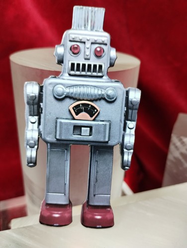 Smoking robot vintage - robot,