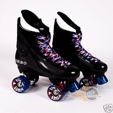 Ventro Pro Turbo Quad Roller Skates, Turbo 33 Style - Red Blue