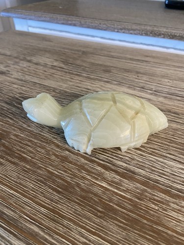 Vintage hand carved onyx - hand,