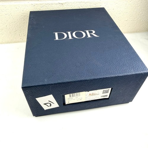 Dior blue empty shoe gift - dior,