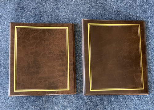 Ring binder brown album - binder,