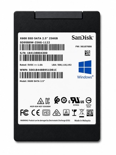 Sandisk x600 256gb ssd for - x600,