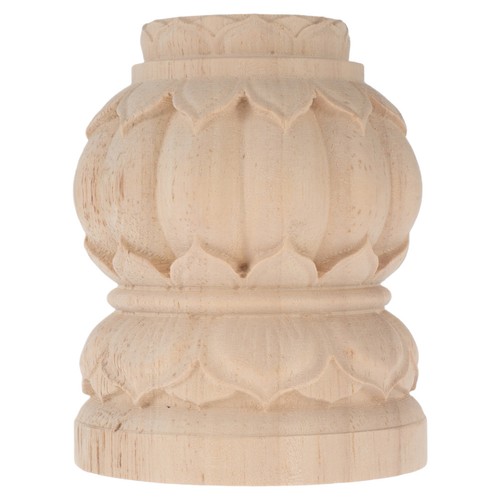 Unfinished wooden finials - unfinished,