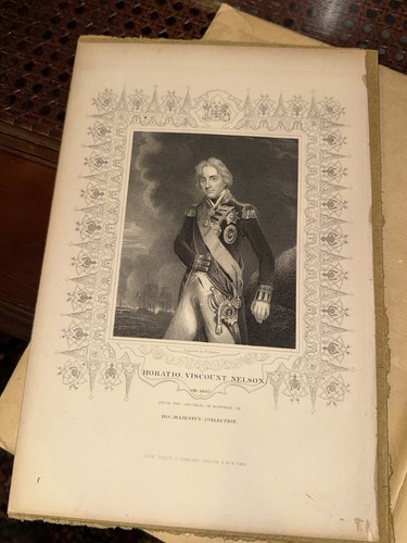 Antique lord nelson portrait - ,