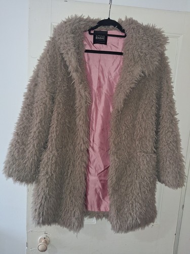 Zara basics hooded shaggy - basics,