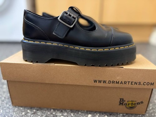 Martens black bethan shoes - black,