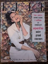 Vintage French Elle Magazine November 1956
