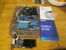 Asus P7P55D LE Motherboard with Intel i5-760 CPU, CPU Fan, Memory, Graphics Card