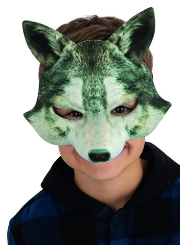 Child wolf mask - ,
