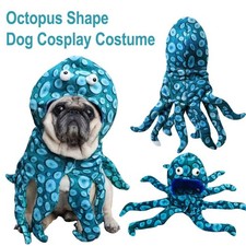 Halloween Dog Costumes Funny Octopus Transformation Outfit Cute Pet Clothes