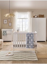 Compact Pine Cot for Nursery