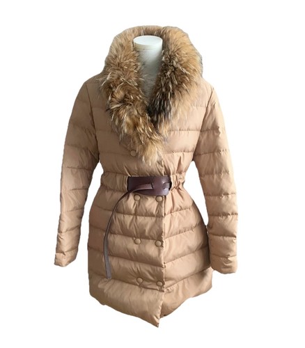 Women khaki down - coat, duck
