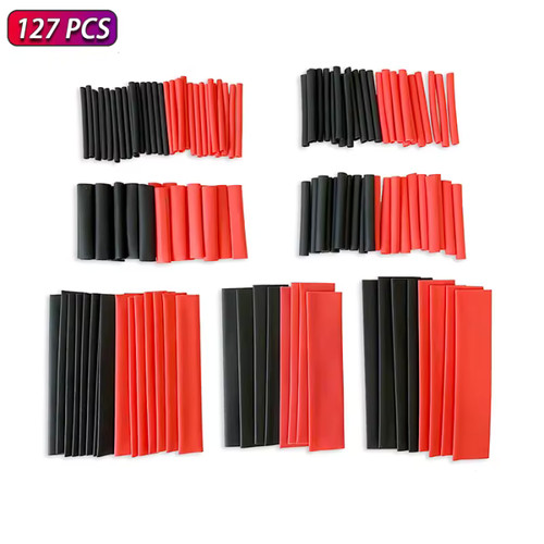 127pcs heat shrink tubing - 127pcs,