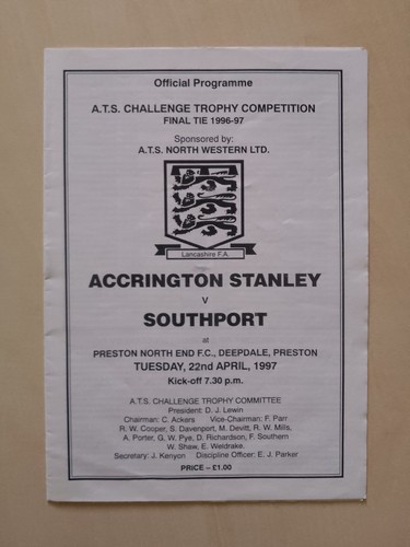 Accrington stanley - accrington, v