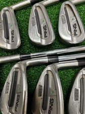 PING S58 Irons 4-PW / Stiff PING AWT S Steel Shafts / Green Dot