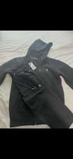 Men's Track Suit Black Polo