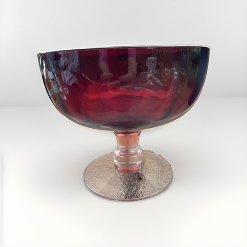 Vintage hand made ruby red - ruby,