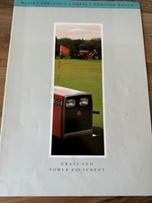 Original Massey Ferguson Compact Tractor Range Product Brochure - 1990