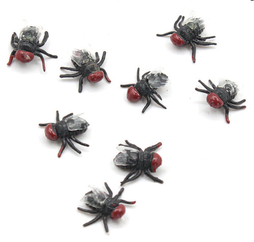 Joke black flies bug - x,