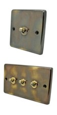 Aged Antique Brass Toggle