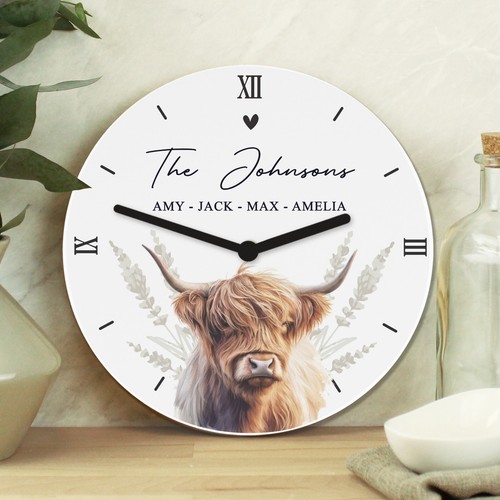 Personalised highland cow - personalised,