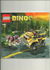 Lego 5885 Dino Triceratops Trapper  Instruction Manual Book