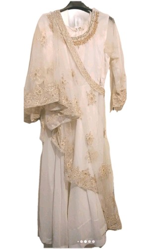 Kaftan cape off white - off-white, wedding