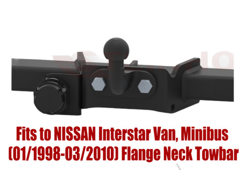 Flange neck tow bar - neck, for