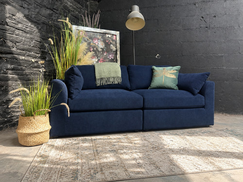 Blue sofa dusk - blue,