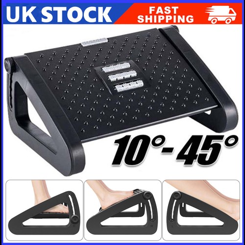 Adjustable footrest under desk - adjustable,