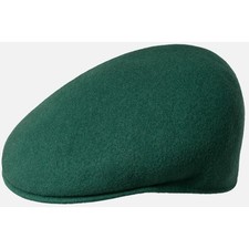 KANGOL Hat 504 Wool Flat Beret Ivy Cap 0258BC Green Deep Emerald Sizes: S - XL