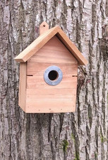 Bird Nest Box With 2K WiFi Camera & SD Card. View on Phone, Tablet, TV, PC