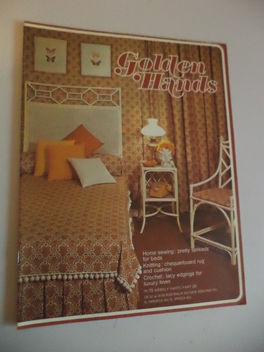 Old vintage 1970s golden - old, hands