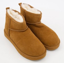 Chestnut Sheepskin Lined Boots