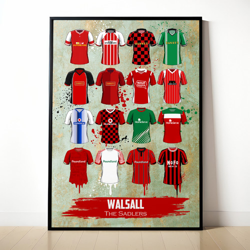 Walsall painted shirt - painted, a4