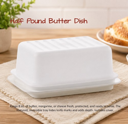 Tupperware large butter dish - butter,