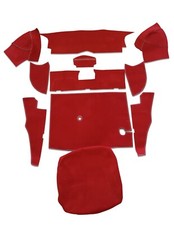 Claret Red Carrelli Hessian