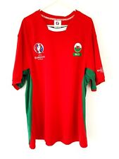 Wales Euro 2016 UEFA T-Shirt. Large Official Merchandise Red Adults Football Top