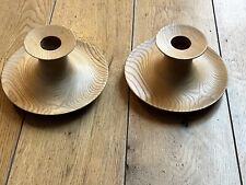 Wooden Candlesticks 