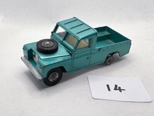 RARE VINTAGE CORGI TOYS 438 LAND ROVER 109 WB METALLIC GREEN CAST WIRE HUBS VGC