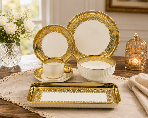 32pc white gold - 32pc,