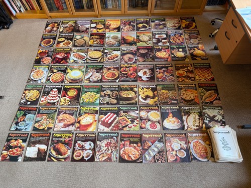 Set supercook magazines - of,