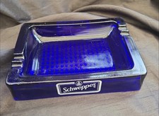Vintage schweppes cobalt blue - schweppes,